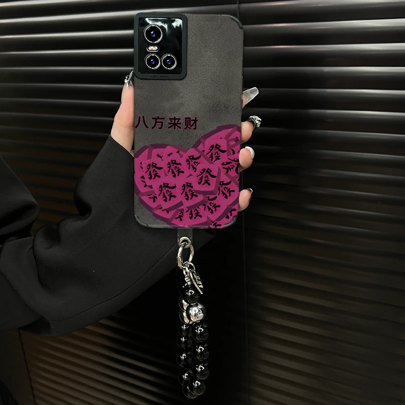 适用【vivos10/s10pro】ins风秋冬皮质软壳全包创意个性网红手机壳