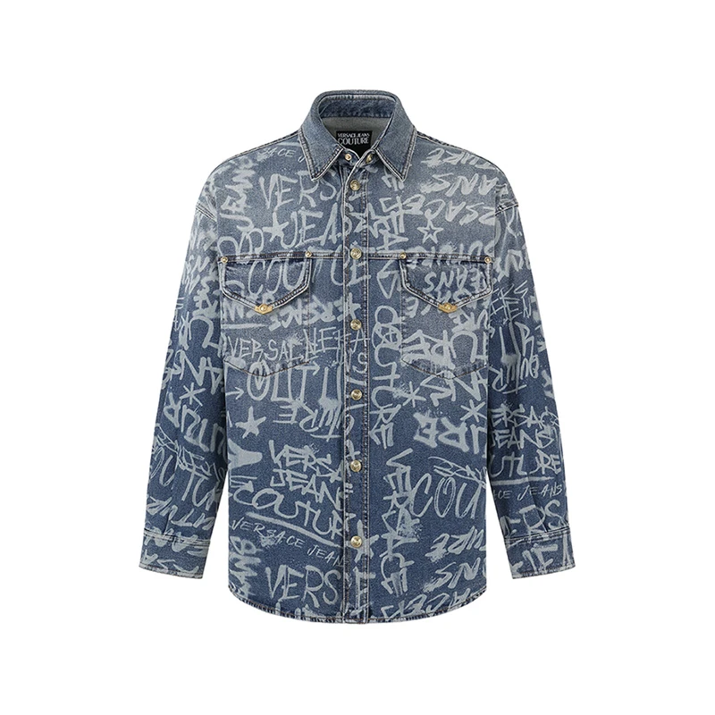 未使用 VERSACE/范思哲 VJC 男士宽松外套75GAS454 DW009L17