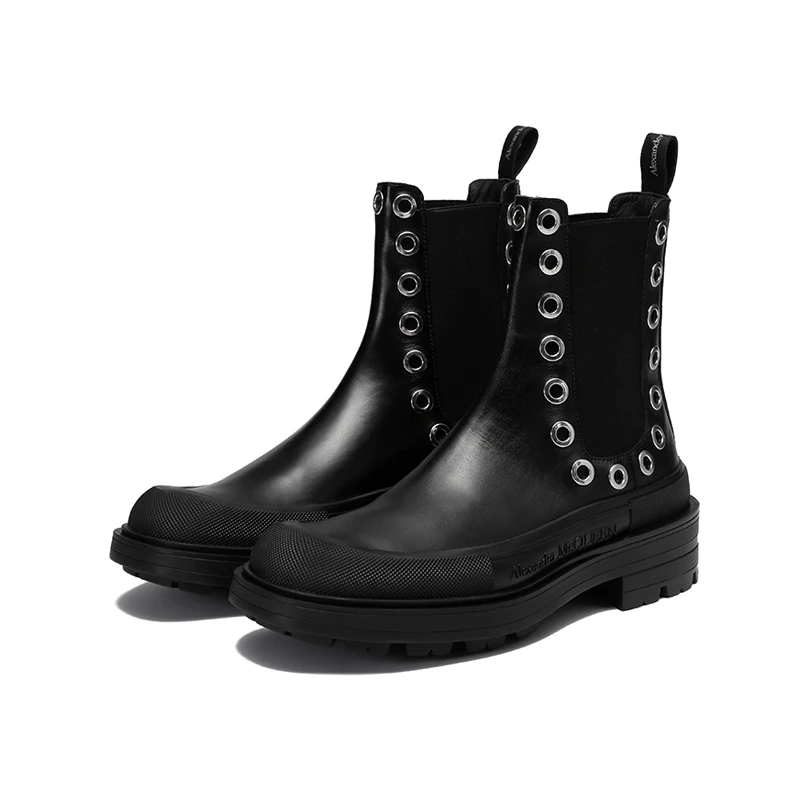 未使用 Alexander McQueen/亚历山大·麦昆 男士短靴730094 WHSWV