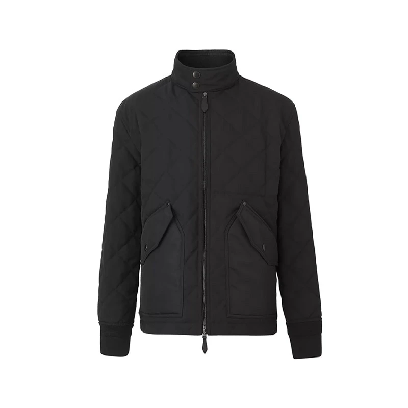 Burberry巴宝莉 男士菱形绗缝棉服夹克上衣徽标刺绣 80479341