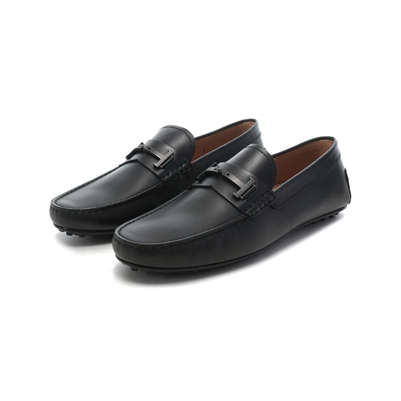 全新未使用 TOD’S/托德斯 男士豆豆鞋乐福鞋皮鞋 XXM42C0HG70D90