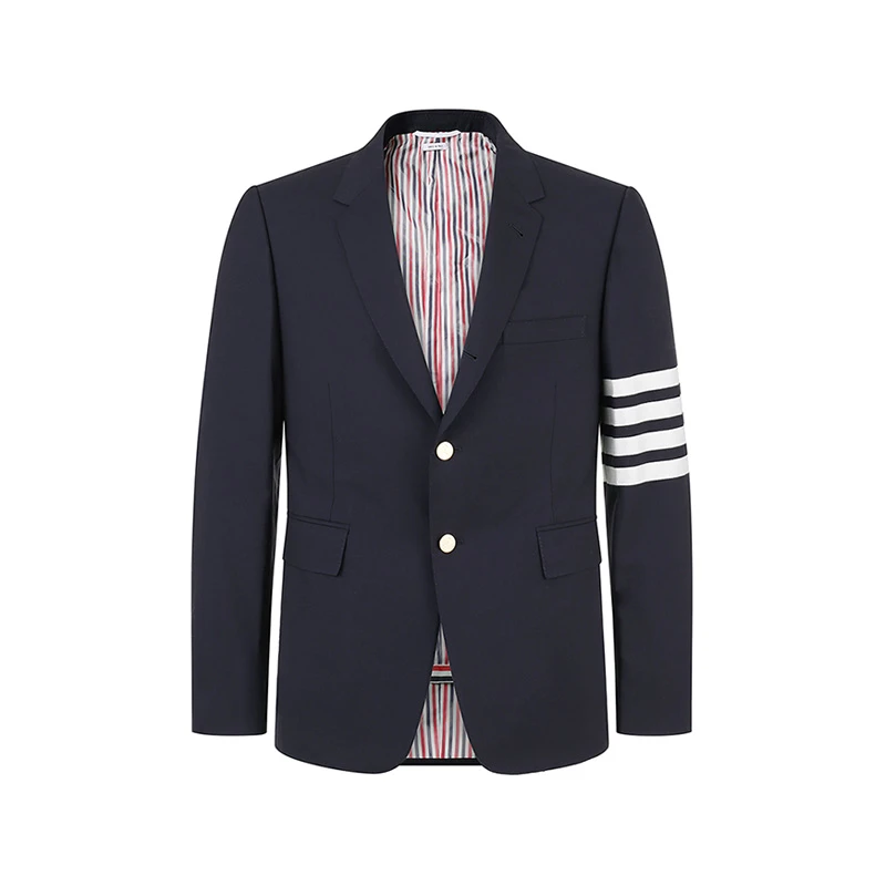 Thom Browne汤姆·布朗 男士四条纹经典款西装上衣 MJC001A 06146