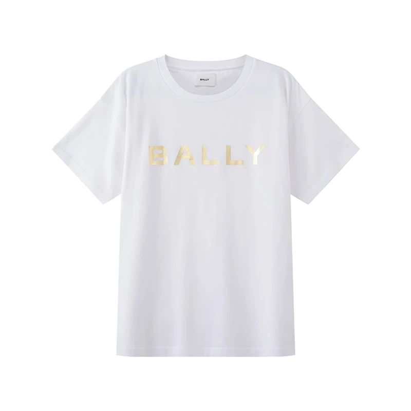 Bally巴利 男士棉质LOGO胶印圆领短袖T恤 M5BAB74F