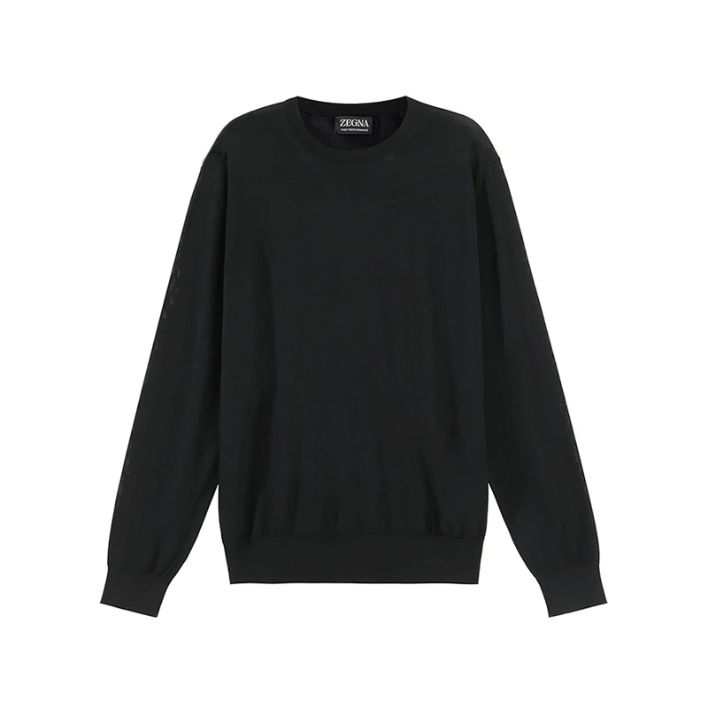 ZEGNA杰尼亚 男士High Performance薄款羊毛衫针织衫UCM00A6 110