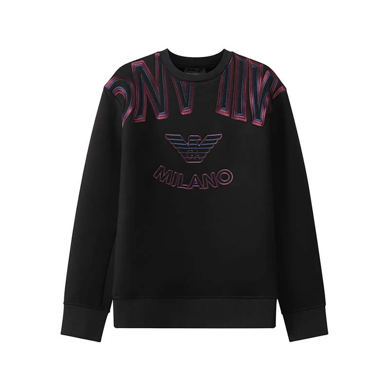 Emporio Armani阿玛尼 男士圆领长袖卫衣运动衫 6L1M6V 1JV9Z