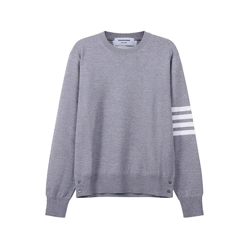 未使用 THOMBROWNE 男士圆领针织衫羊毛衫四条纹 MKA430A Y1002