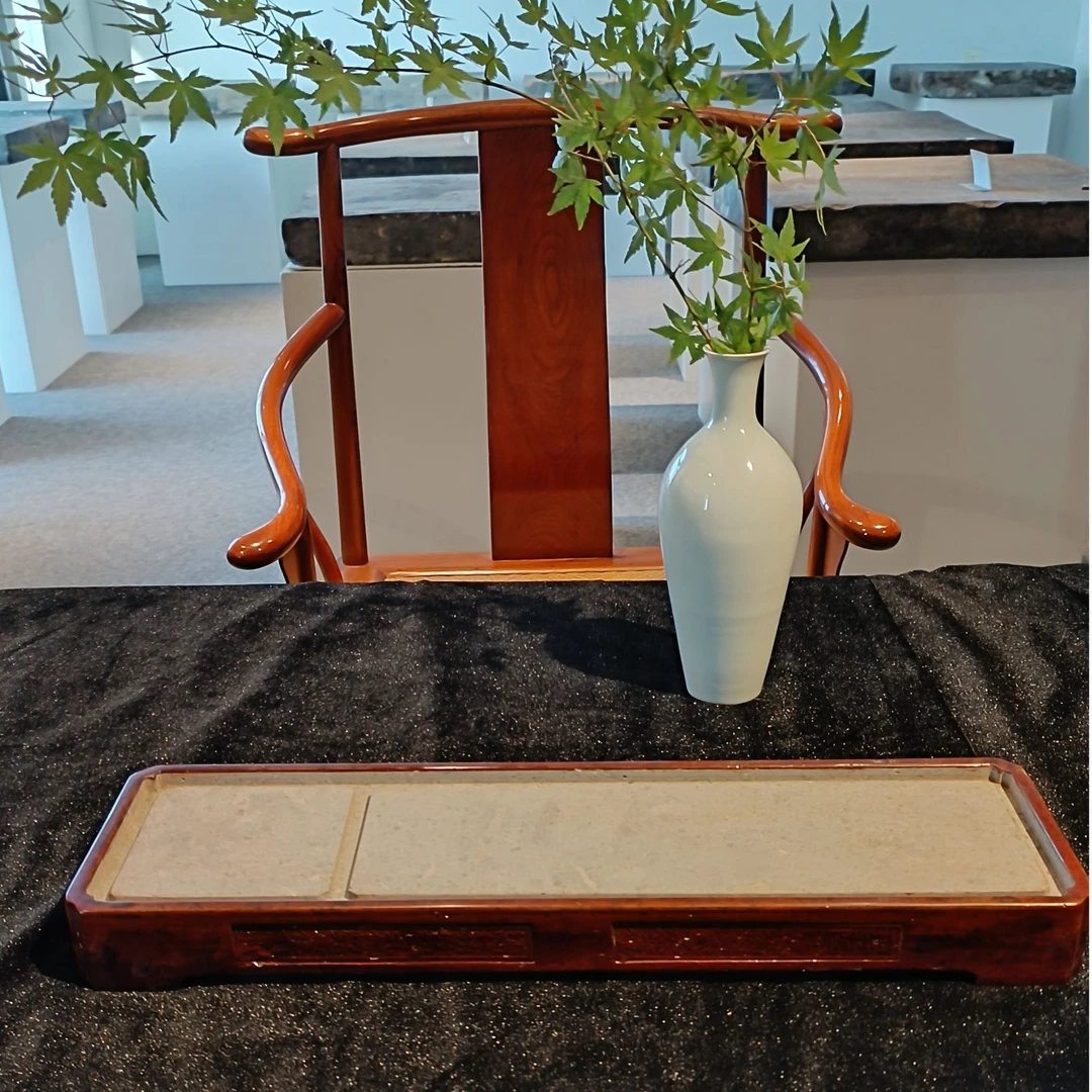 大漆工艺  素面茶台  分格