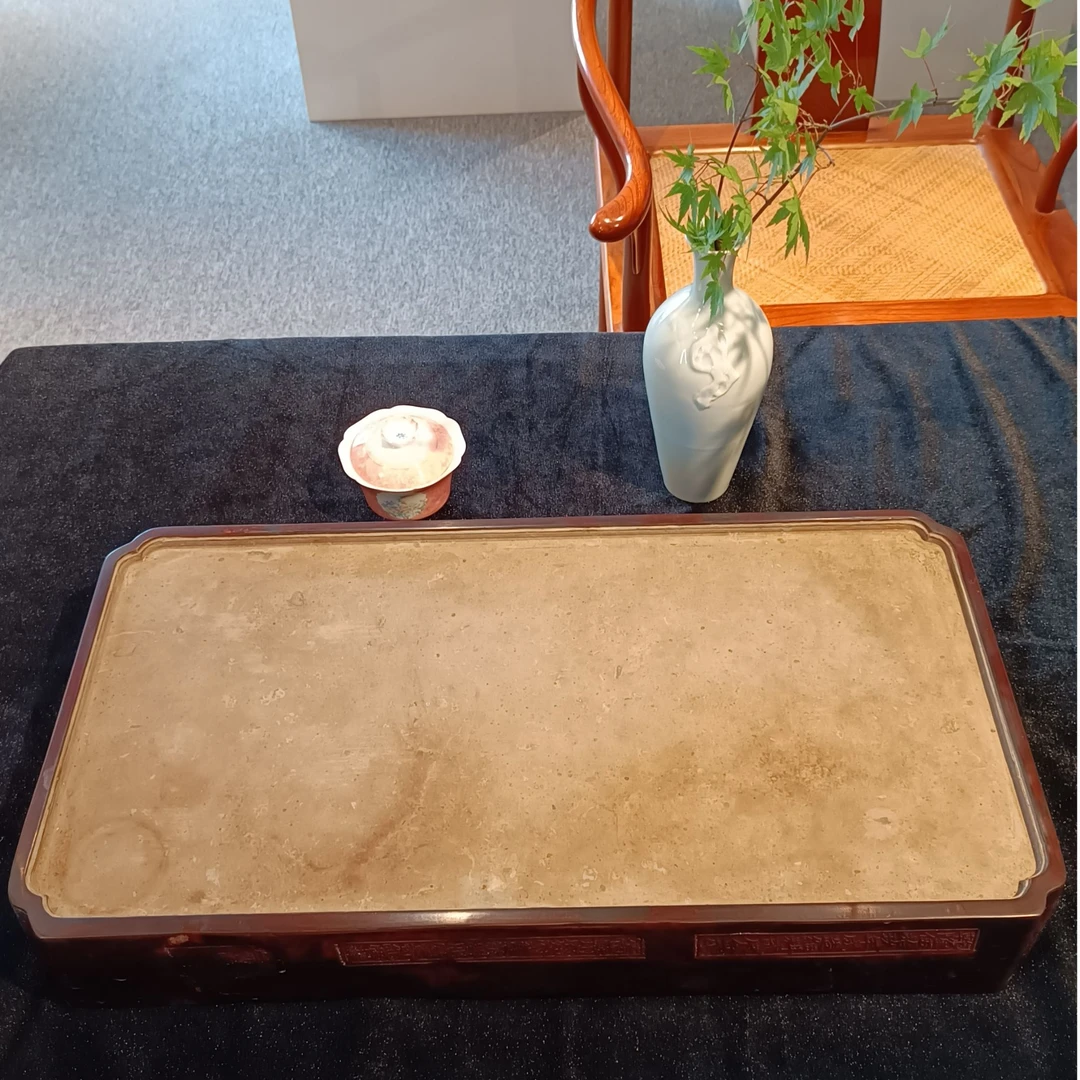 御窑金砖古法工艺  大漆茶台  加厚