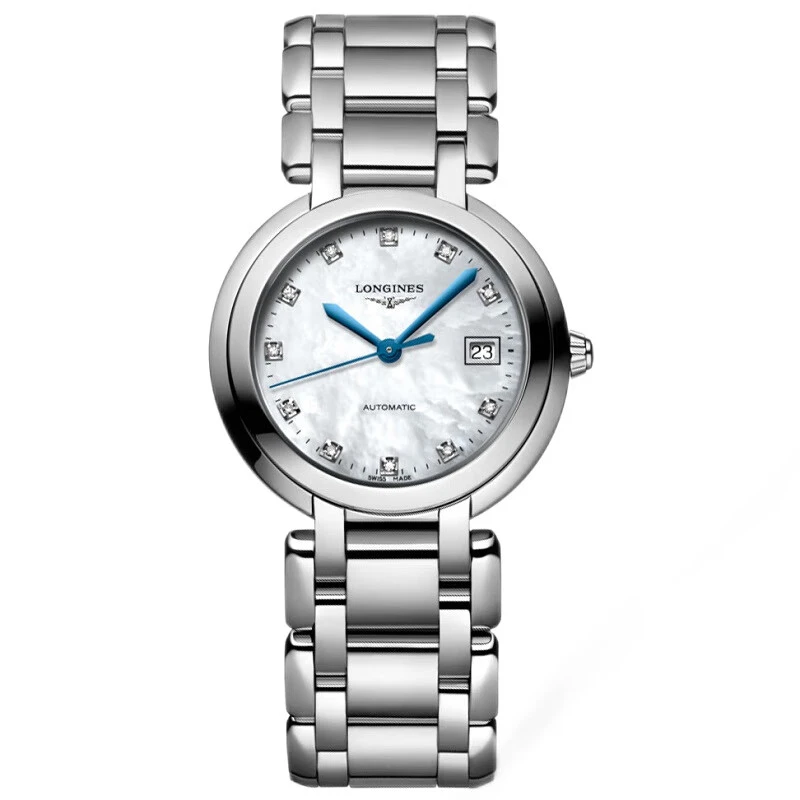 99新 Longines/浪琴 心月113钻刻/机械/表经30