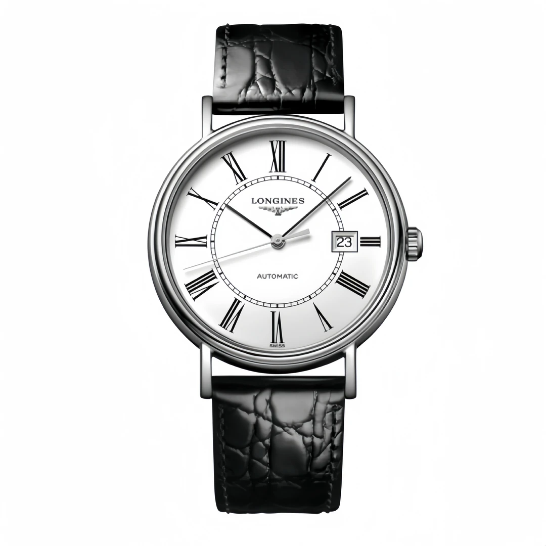 99新 Longines/浪琴 1瑰丽921/38.5mm/白罗马机械男表