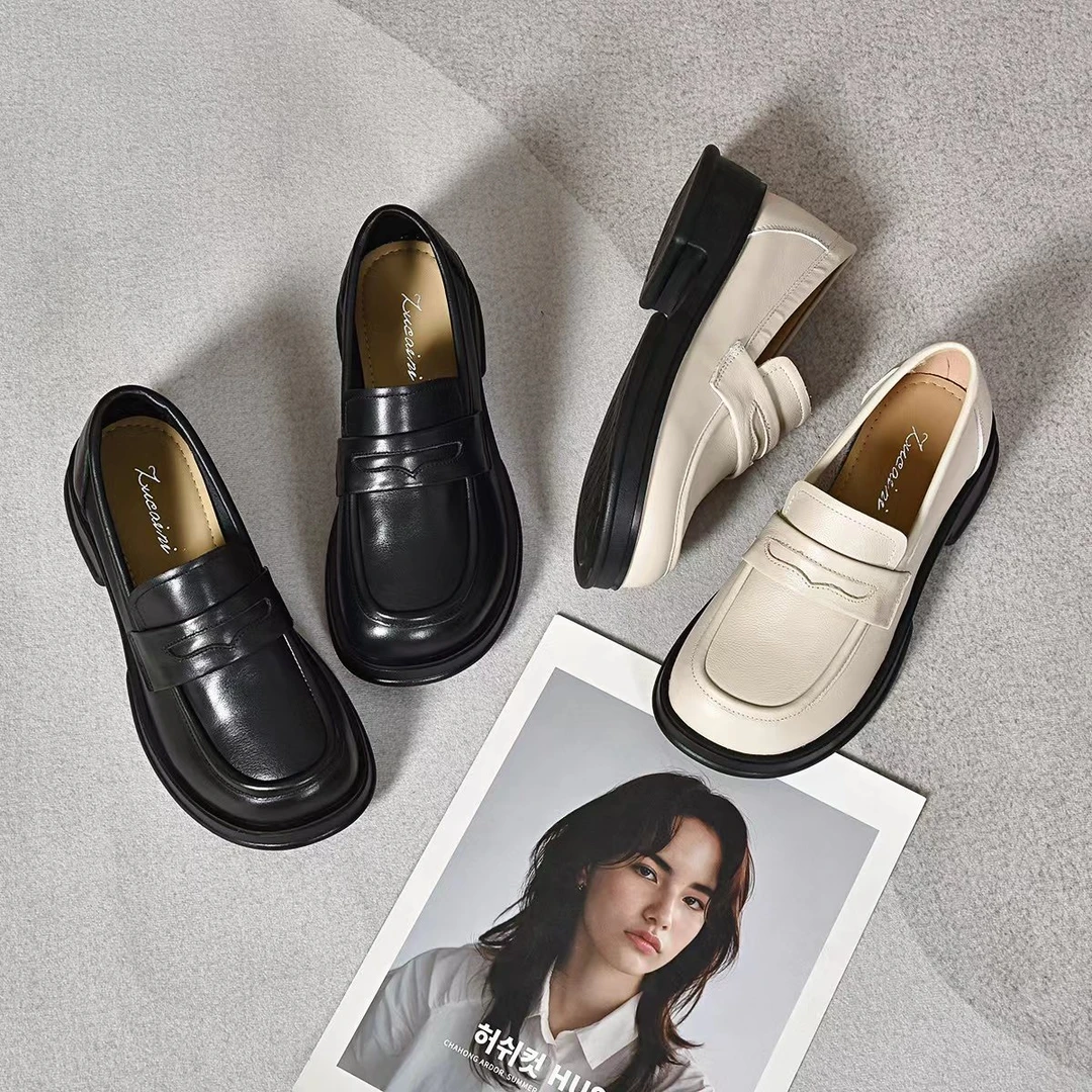 时尚英伦风乐福鞋舒适百搭2200-1