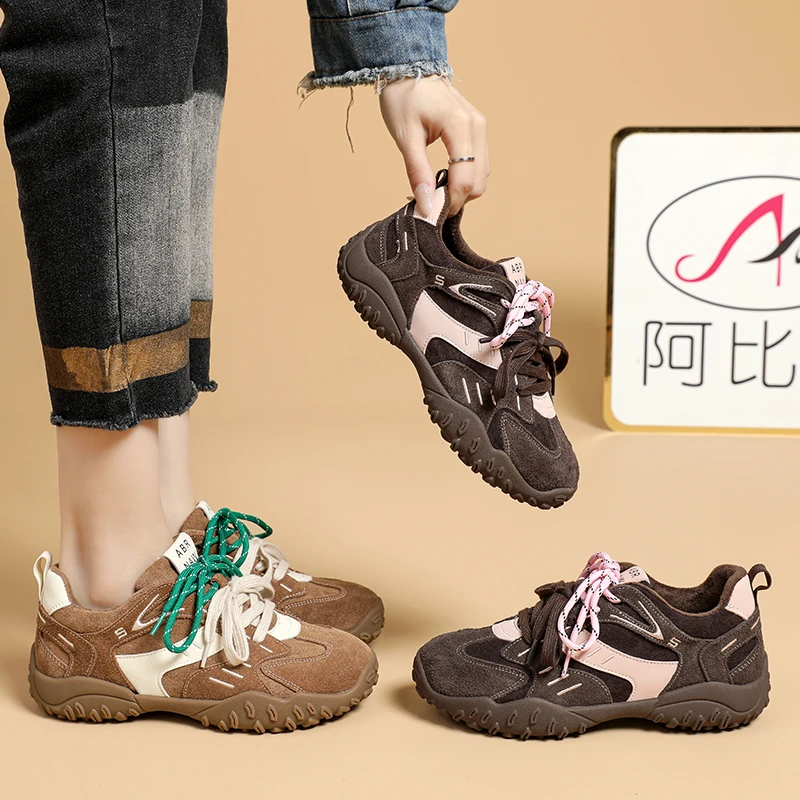 【粉丝专属】阿比让牛皮潮流单里/绒里时尚轻便舒适百搭小众休闲鞋