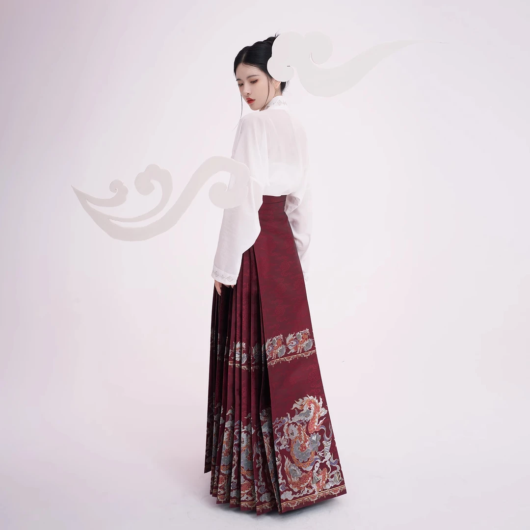 2022织造司原创·明制汉服[年年]马面裙套装DB