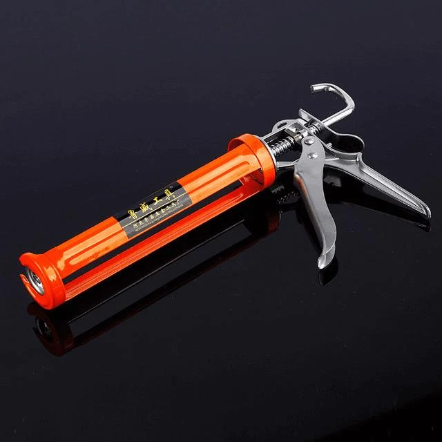 玻璃胶枪自动断胶结构 胶抢省力家用通用型硅胶软胶压打胶 枪神器