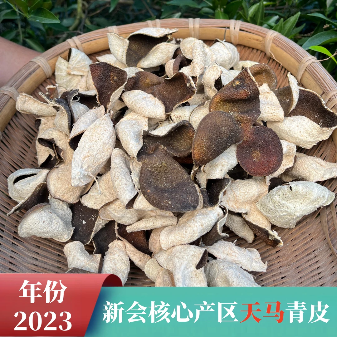 2023年天马圈枝青皮正宗新会陈皮核心产区陈皮 微凉感 转化快