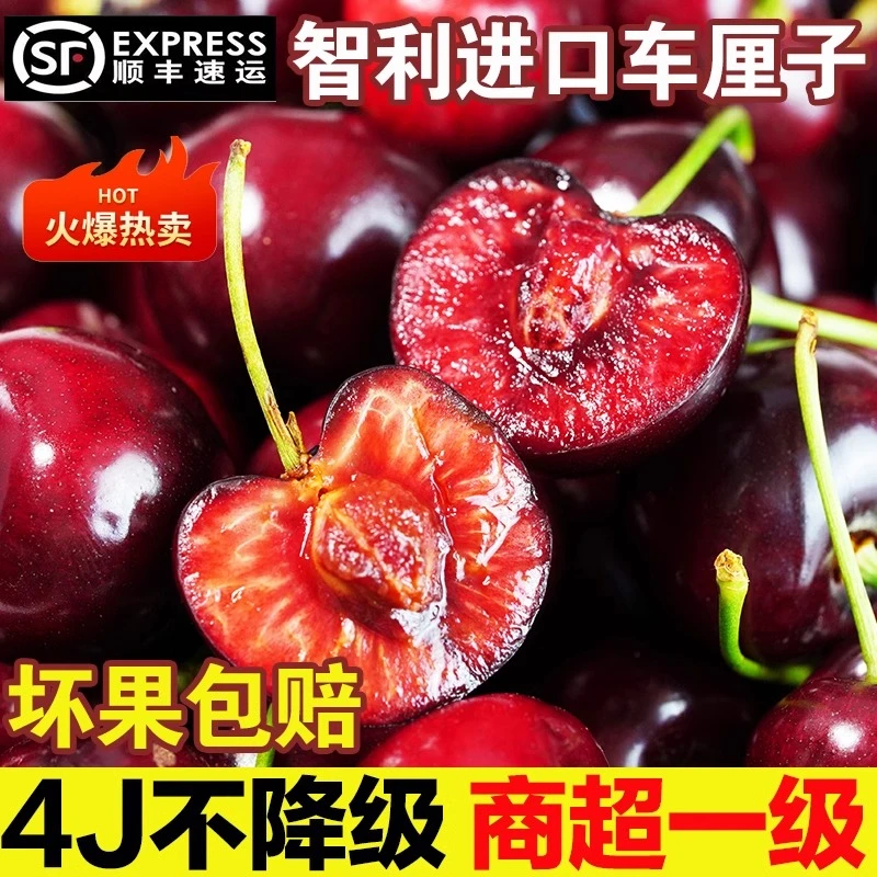 智利车厘子进口1-5斤新鲜饱满肉厚皮薄鲜嫩多汁产品好吃孕妇水果