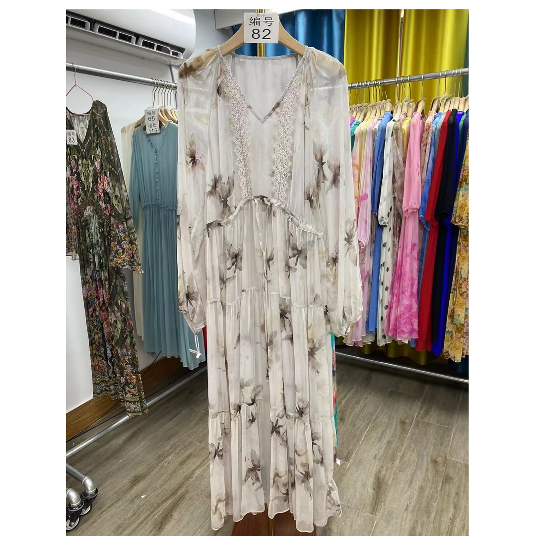 【编号A82】125裙长100桑蚕丝裙子