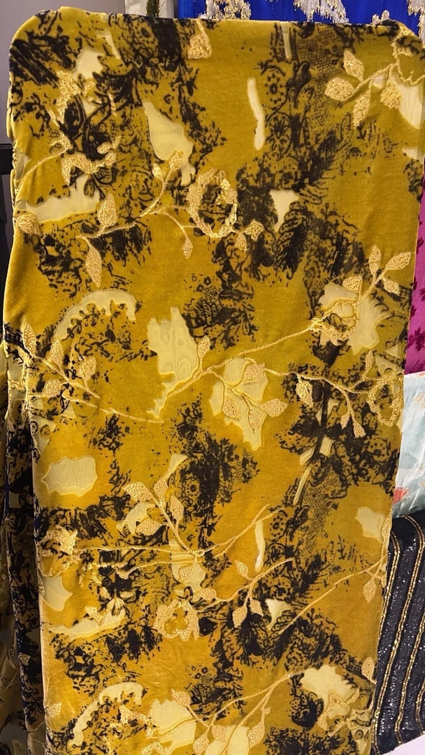 新疆包邮Mitiska印花礼服布料