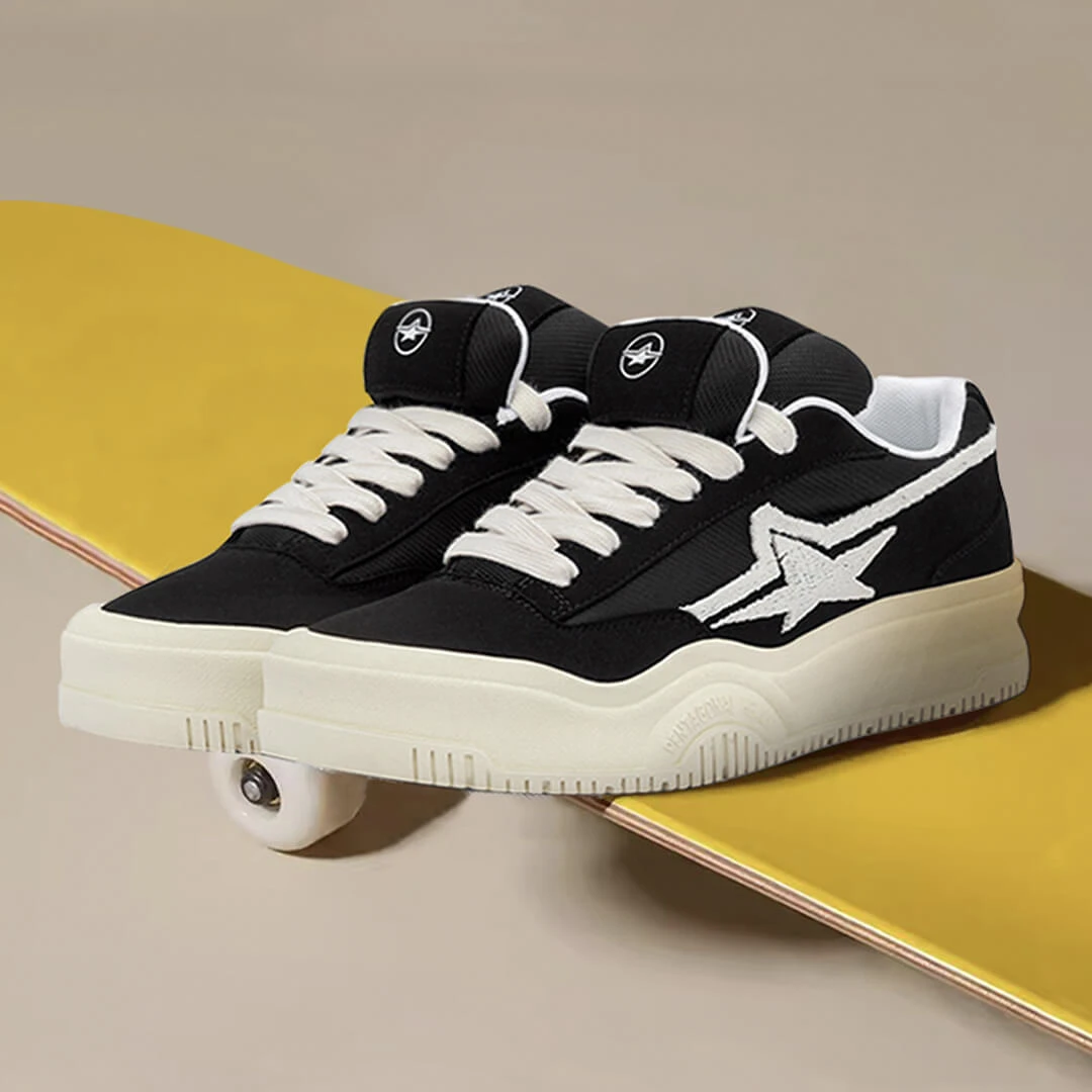 聪尾星系列“好事成双”潮鞋潮流鞋低帮复古鞋厚底百搭休闲鞋板鞋