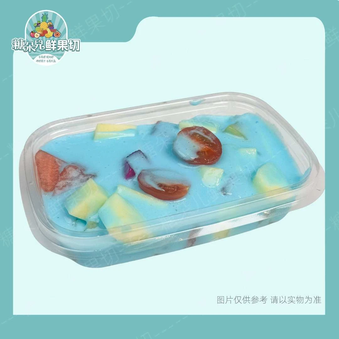 海藻蓝拉丝酸奶水果捞350g