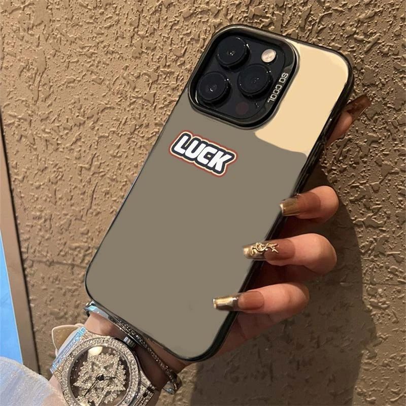 LUCK元气壳适用苹果15手机壳iPhone13/14promax高级感12全包11潮x