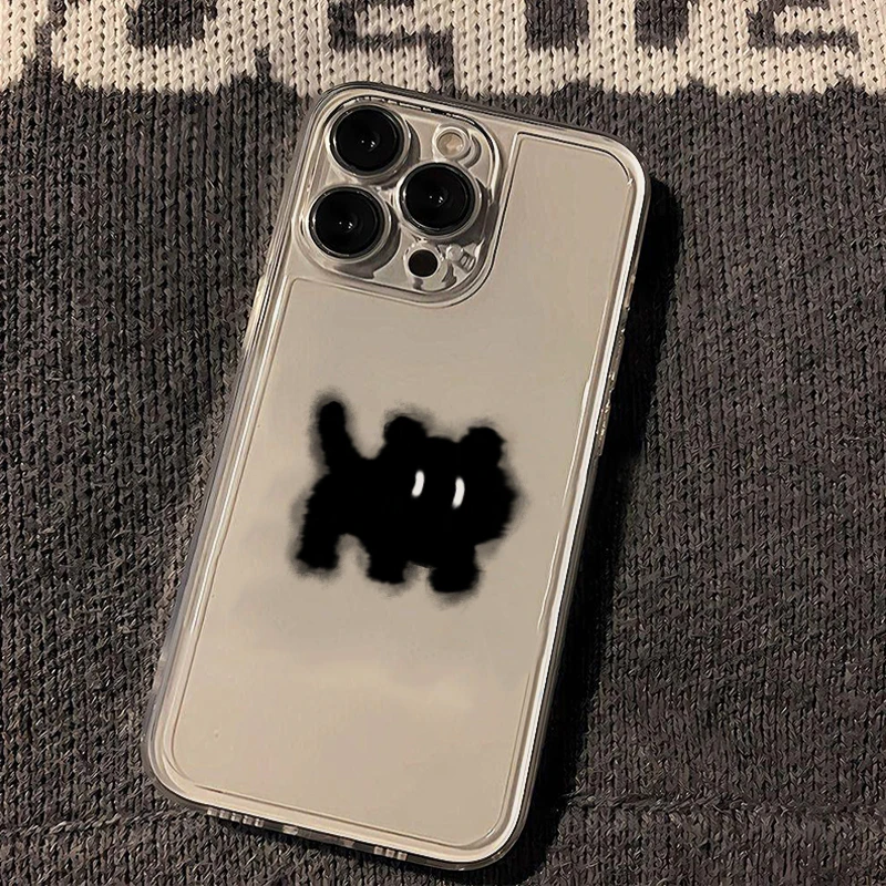 KEWU激动模糊猫苹果小米oppovivo华为适用iPhone15/14透明手机壳