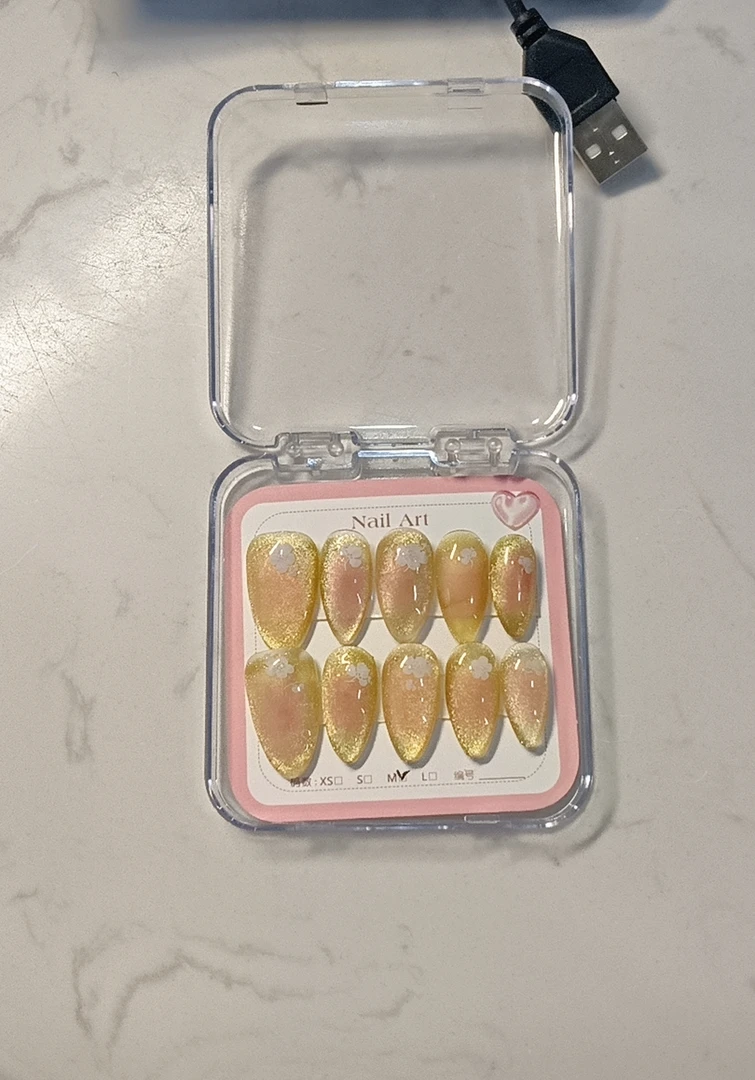 自制纯手工穿戴甲甲片美甲