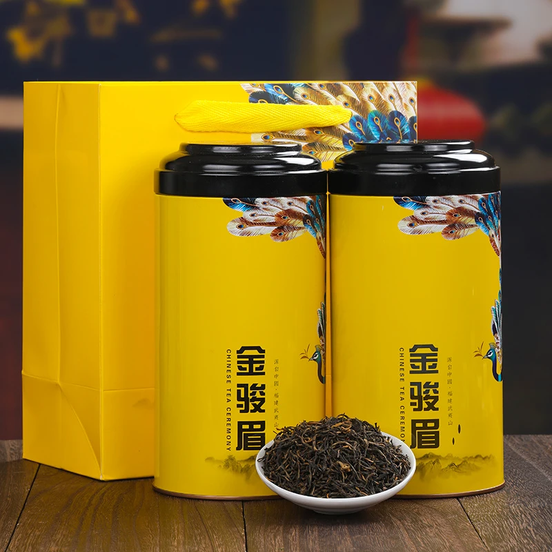金骏眉茶叶2025新茶红茶正宗浓香型礼盒装金俊眉500g罐装
