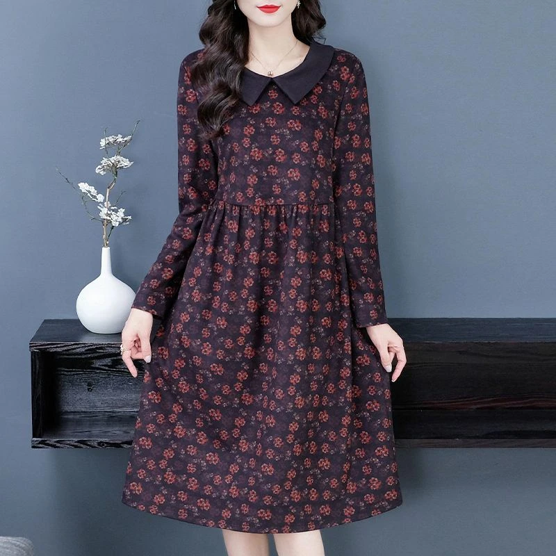 碎花秋季裙子230781