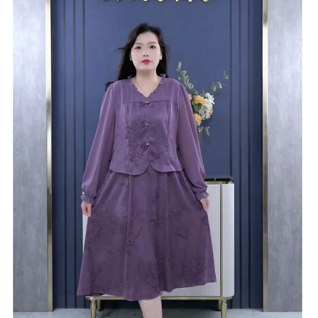 秋季长袖连衣裙240760