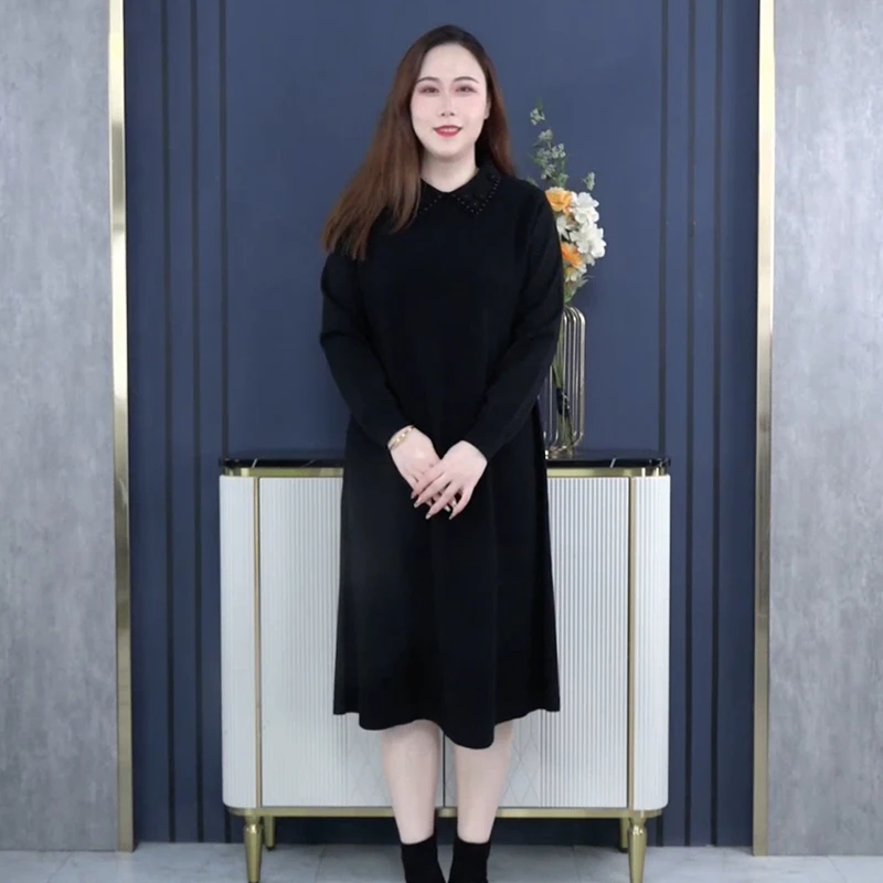 秋冬款长袖连衣裙女 QD301