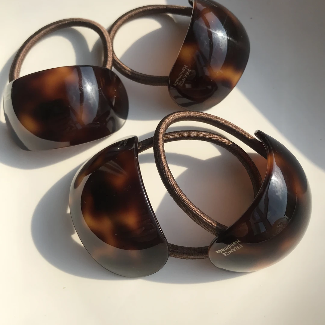 瑕疵品 醋酸外贸半圆款皮筋