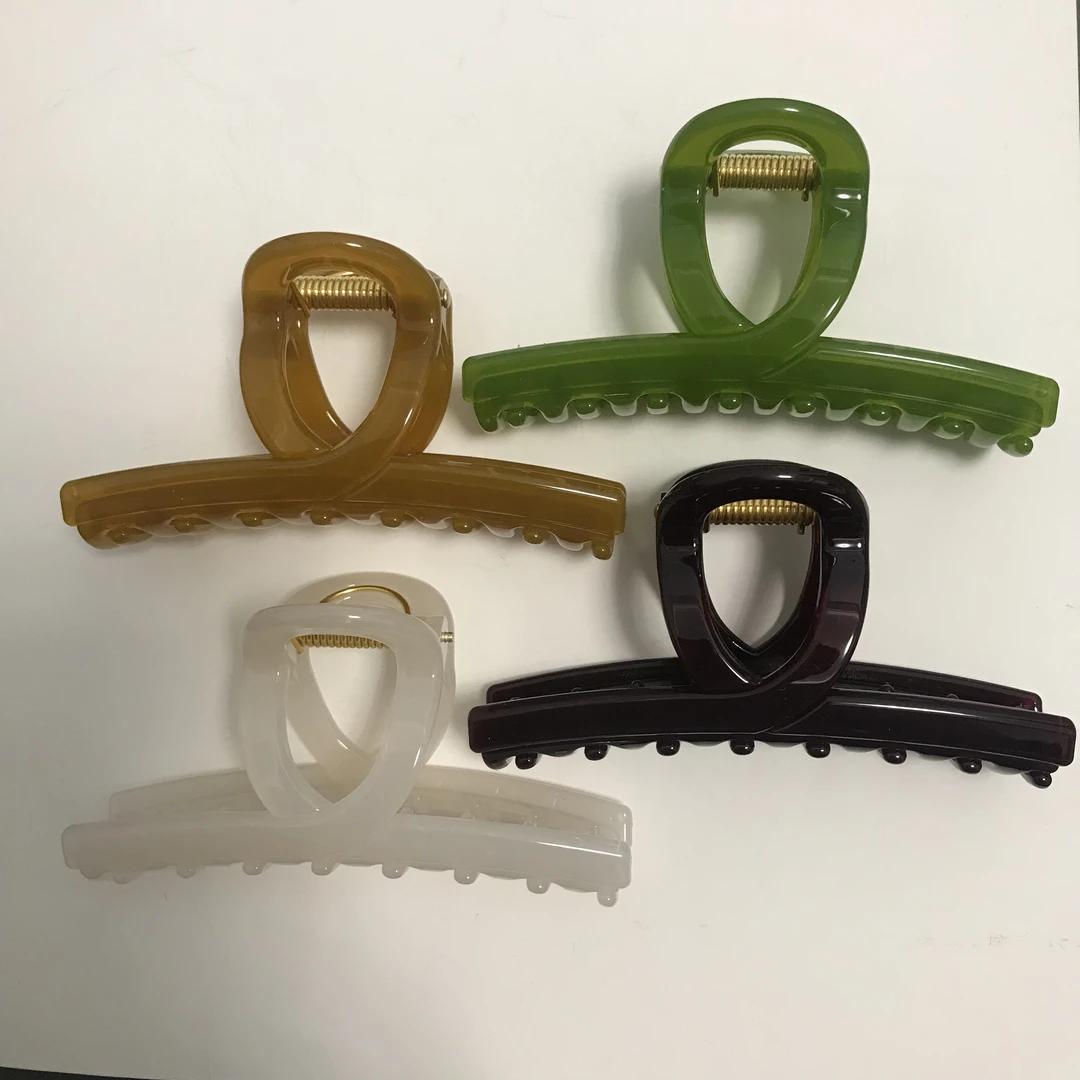 树脂9厘米抓夹小号半抓百搭时尚（4指空间）气质简约（产品无完美）
