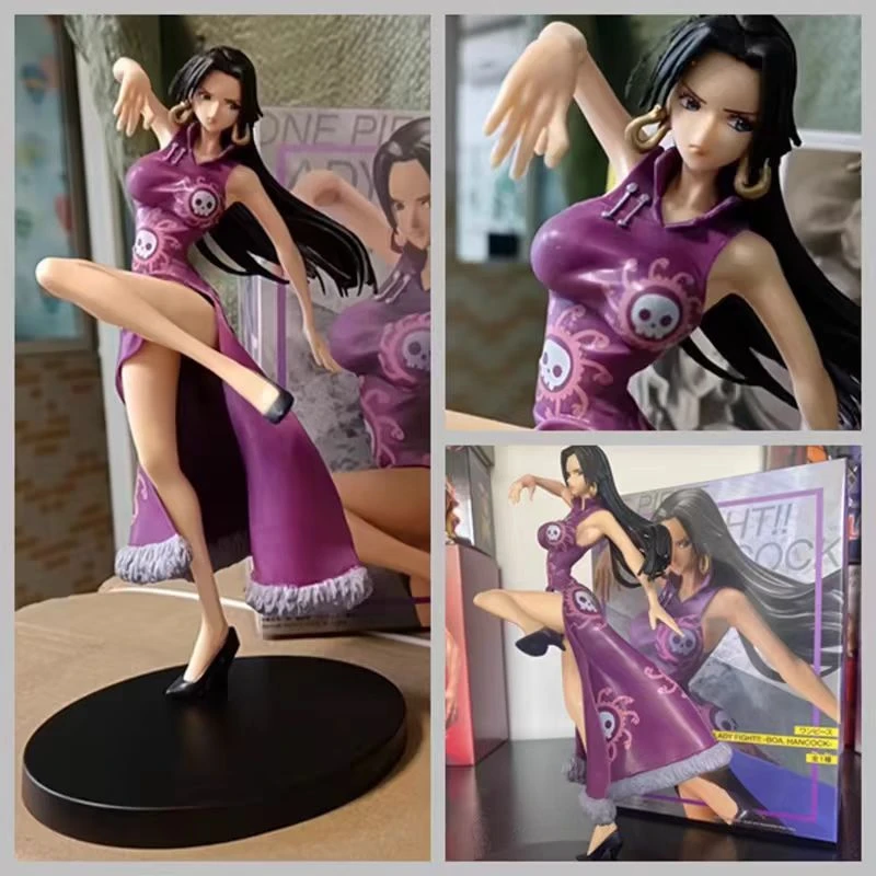 海贼王 旗袍 踢腿 女帝 波雅 汉库克 模型 公仔 摆件 盒装手办