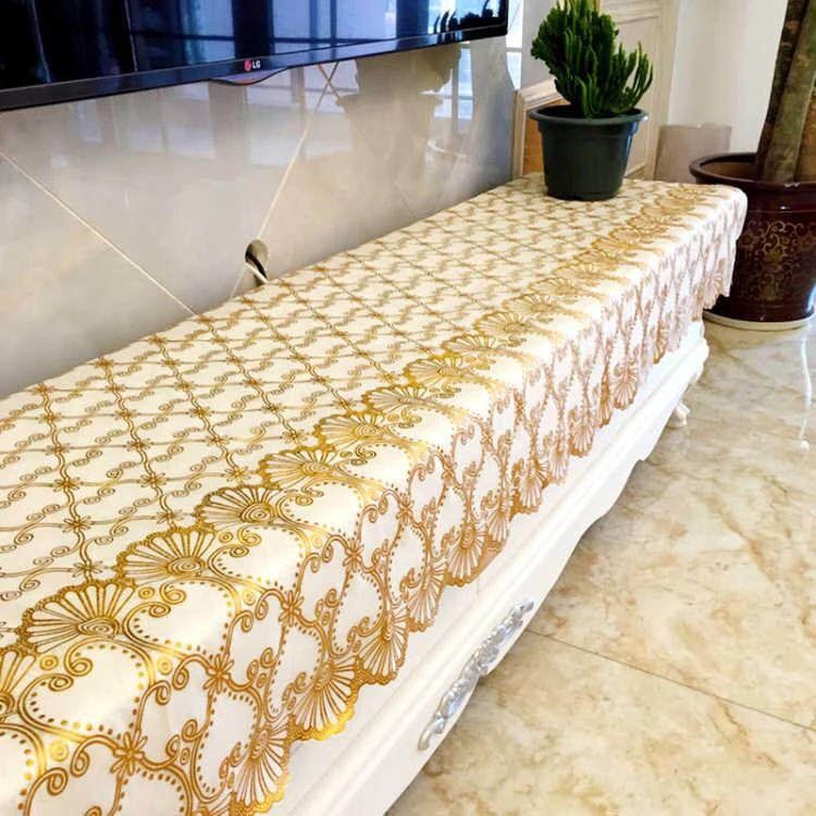 欧式桌布防水防油防烫pvc餐桌布酒店家用长方形台布免洗茶几布