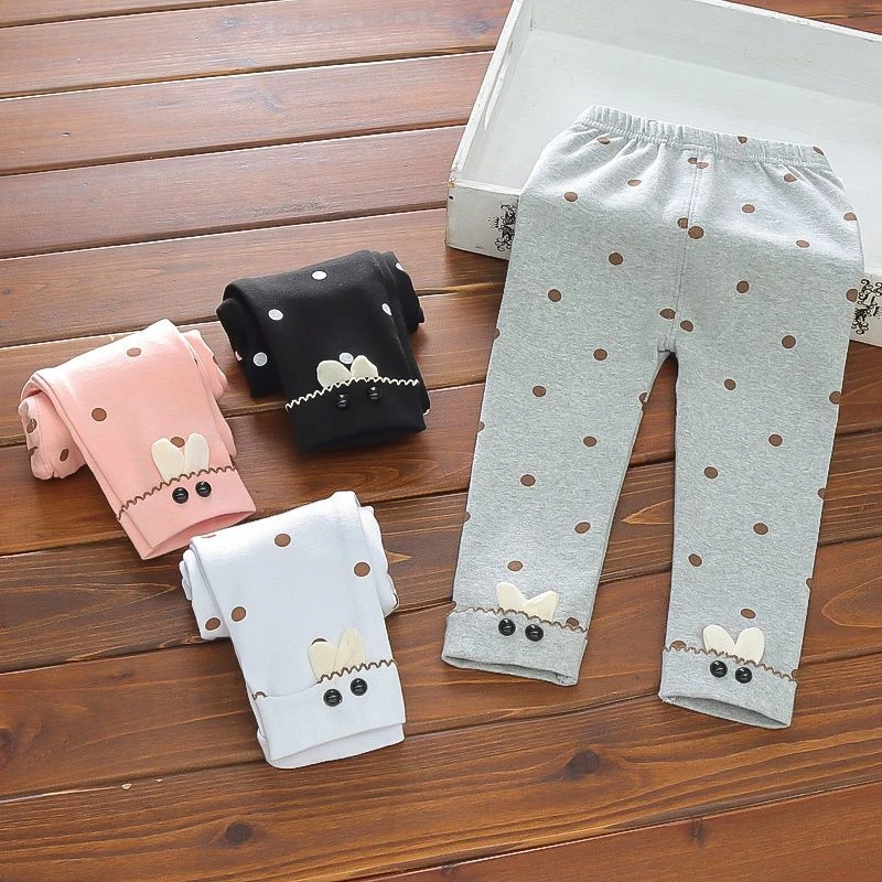 A类女童长裤儿童打底裤子春秋薄款宝宝婴儿外穿裤可开档0-5周岁