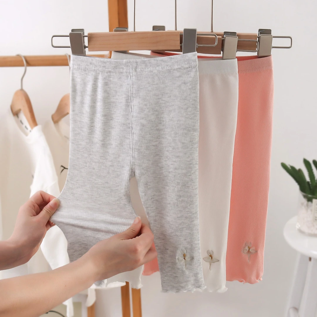 2025新款夏季A类长裤婴儿宝宝儿童打底裤薄外穿裤子女童防蚊高弹