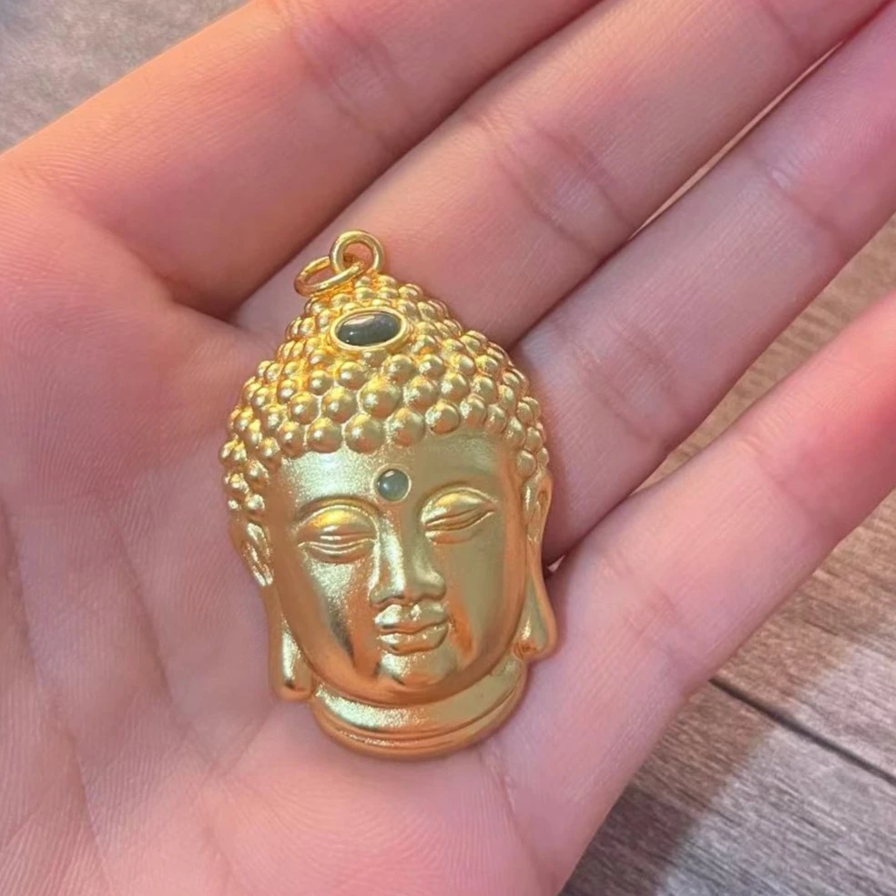 【兵总严选】天然翡翠佛头吊坠（抖音QIC质检+一物一证）