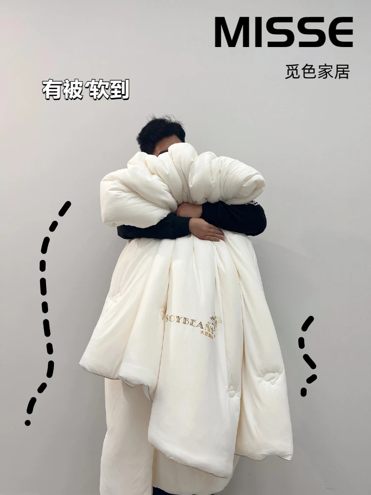 觅色 爆款  2春秋被 四季被 家用贴身大豆被