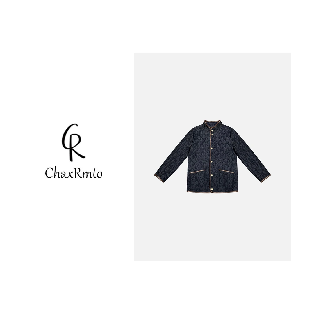 ChaxRmto斯斯 2024秋冬高级感外套通勤风单排扣百搭棉服 SC1C2327