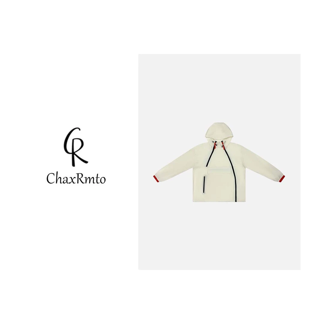 ChaxRmto 2024新款运动连帽双拉链休闲外套上衣 斯斯24Y8045