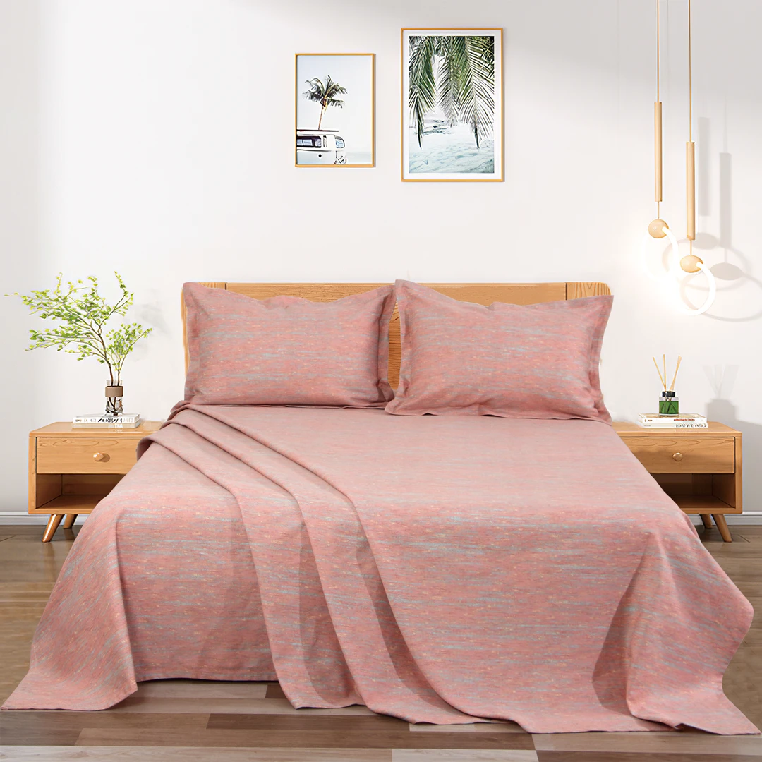 三件套【贡锦棉】高端原棉面料双工艺亲肤透气四季可用板正不跑床