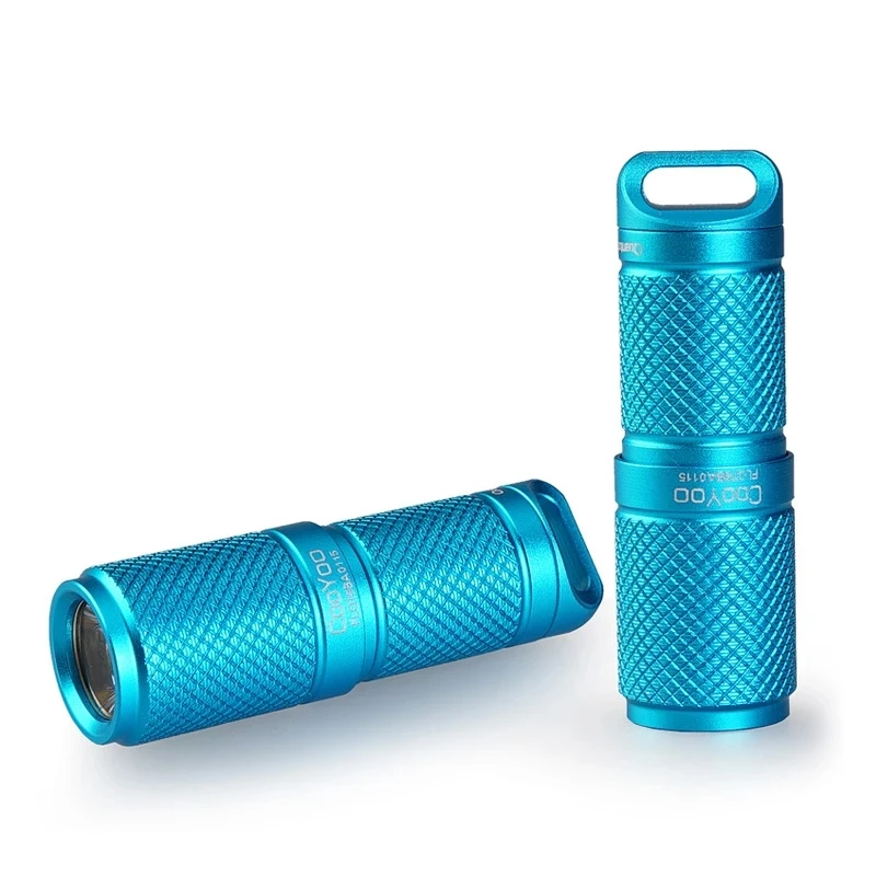 CooYoo酷友quantum USB充电手电筒轻巧迷你强光EDC便携钥匙扣手电