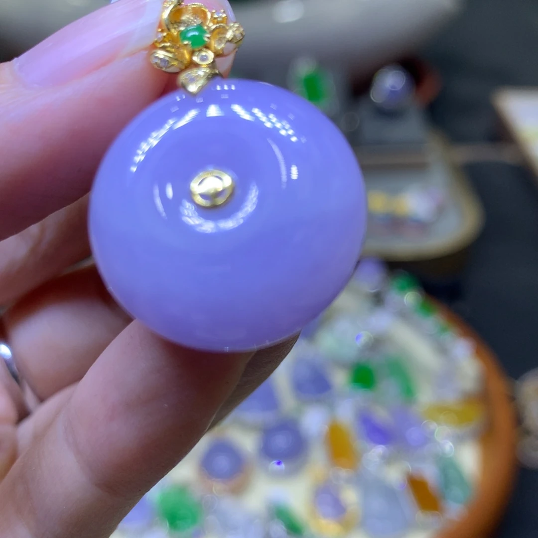 【闪购商品】翡翠颈饰未镶嵌翡翠吊坠项链