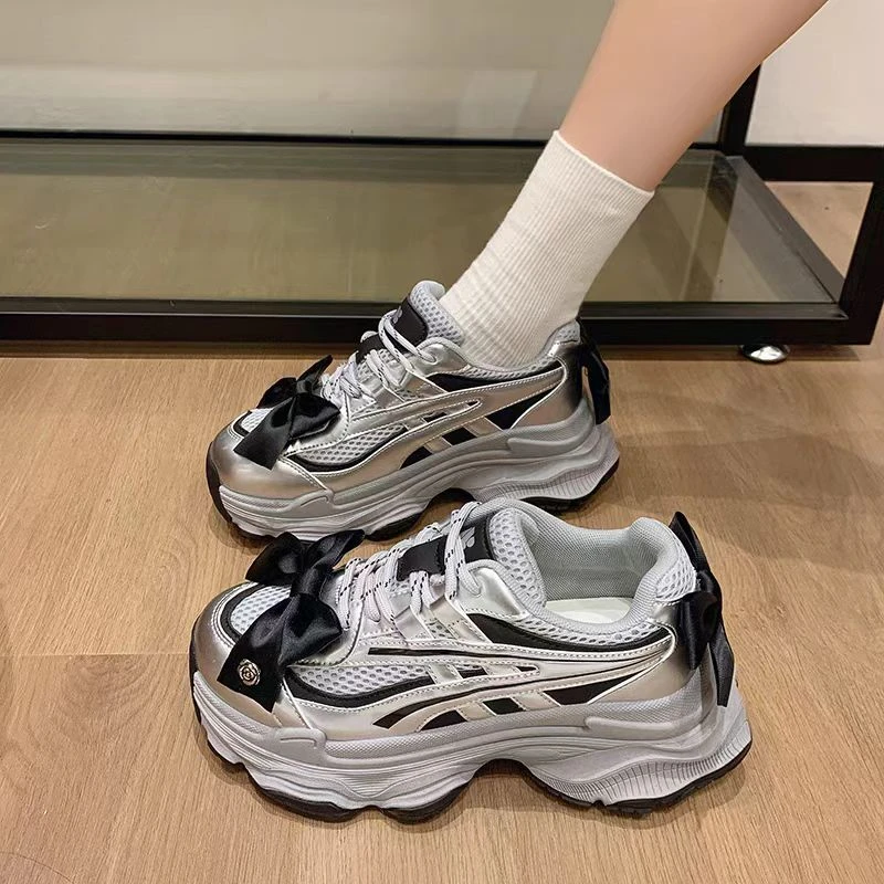 2024年秋季新款蝴蝶结老爹鞋201-69