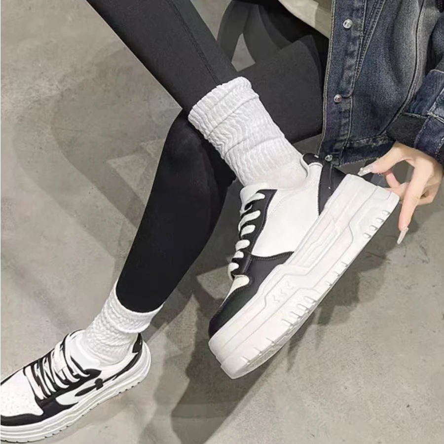 2024年秋季新款厚底百搭轻便小白鞋99107