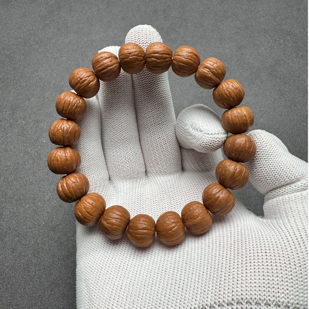 毕业级(三维同尺)双鳍南瓜猴头手串