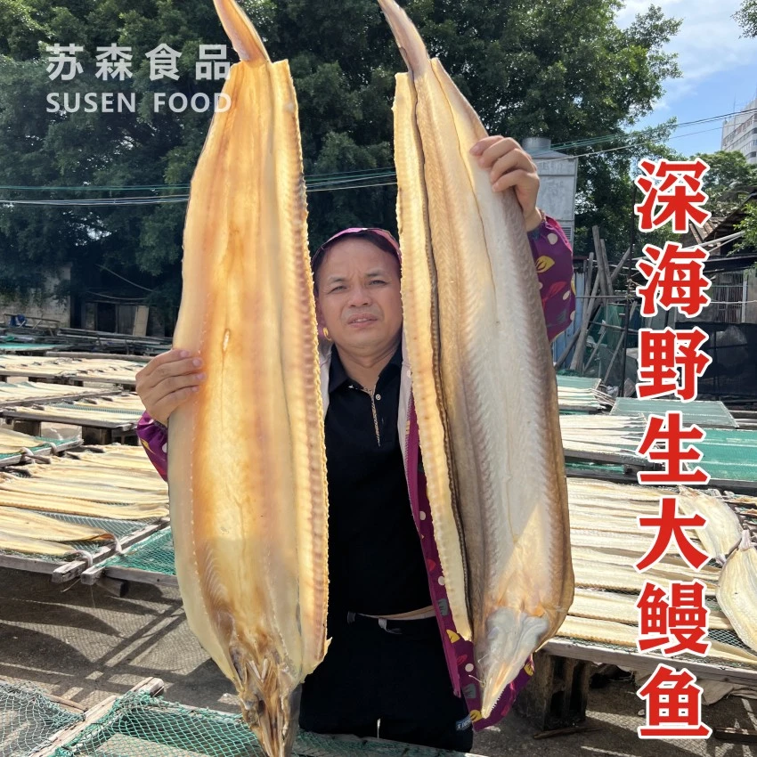 北海天然鳗鱼干整条包邮新晒新鲜鱼干海鲜水产干货鳗鲞大海鳗鱼干