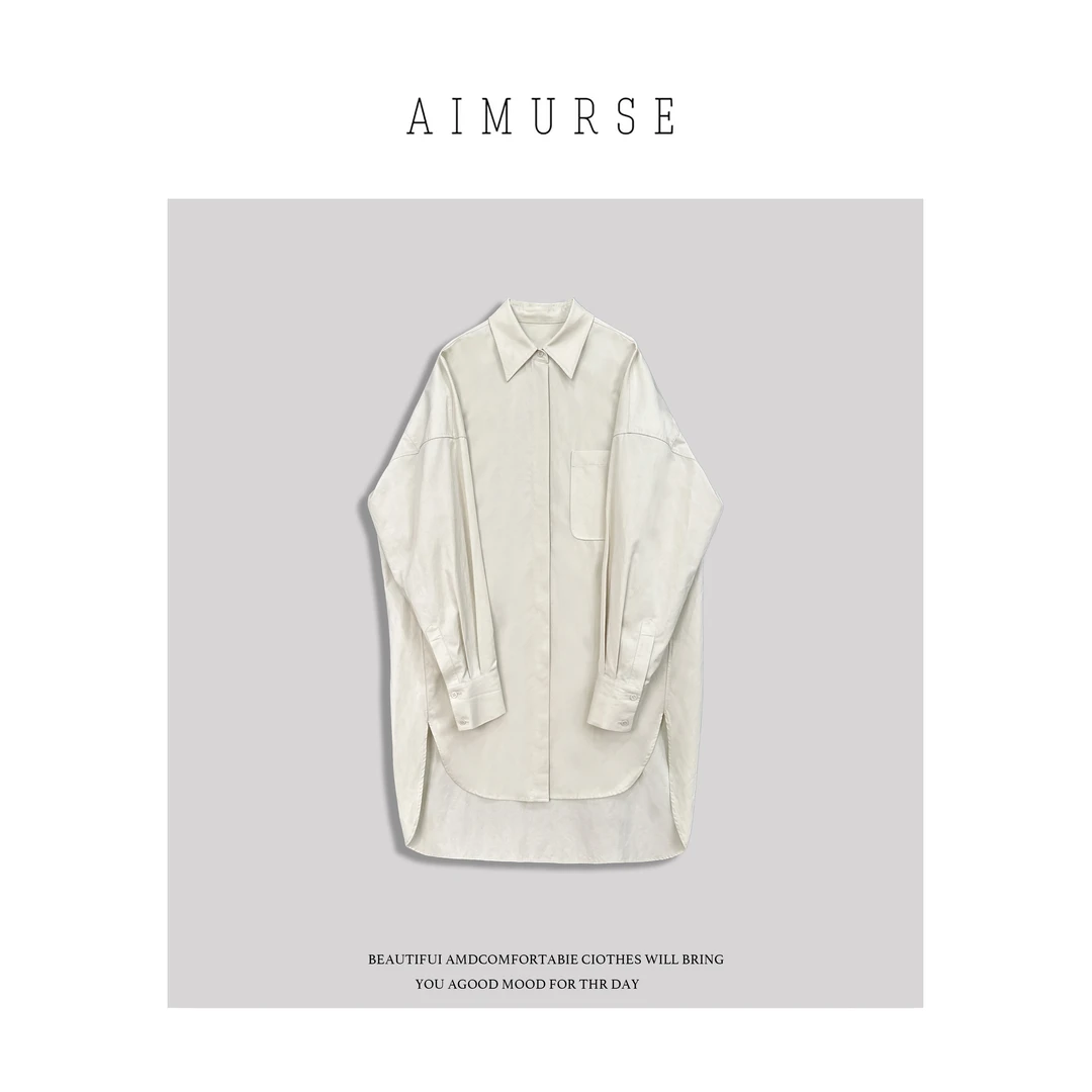 徐达琳2024夏季新款天丝宽松衬衫百搭LD0304