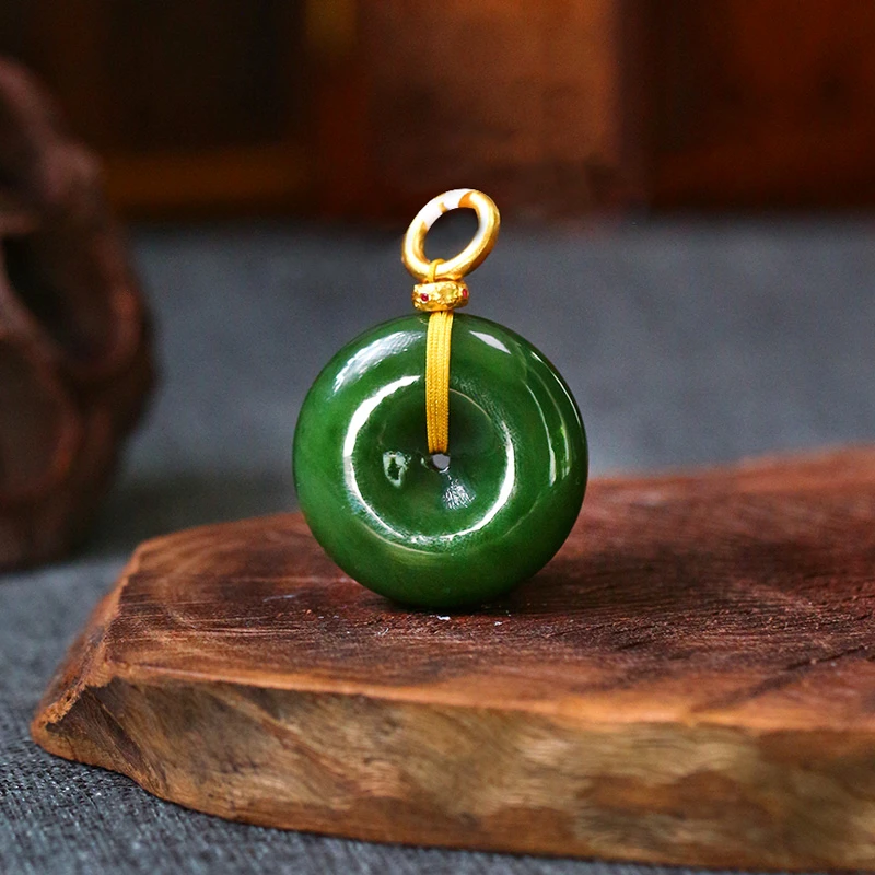 ［非藏大珠宝家］和田玉吊坠【5739AX】